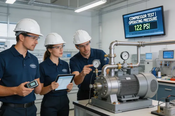 CopelandTech engineering team in testing laboratory