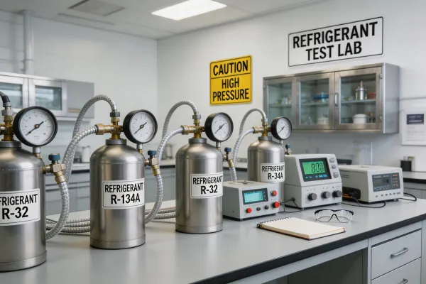 Refrigerant compatibility testing laboratory